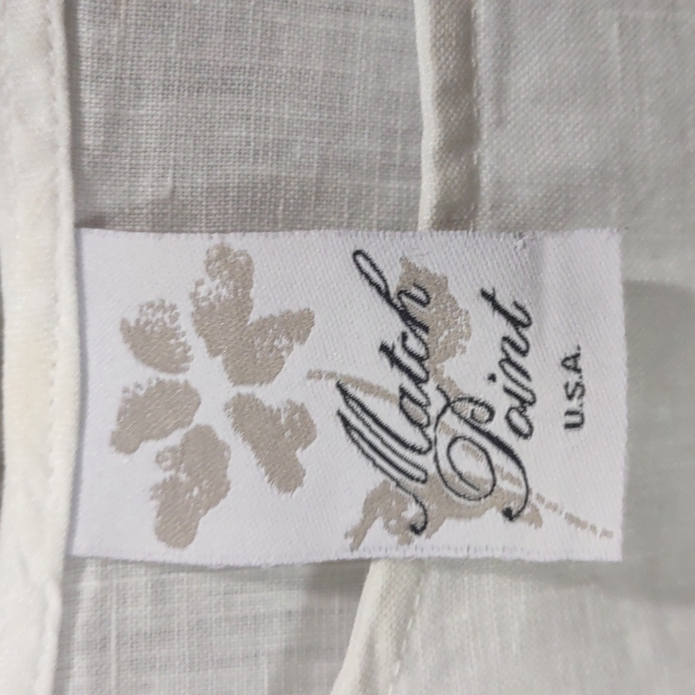 MARTCH POINT BLOUSE,100%LINEN, Size S. - Picture 9 of 17
